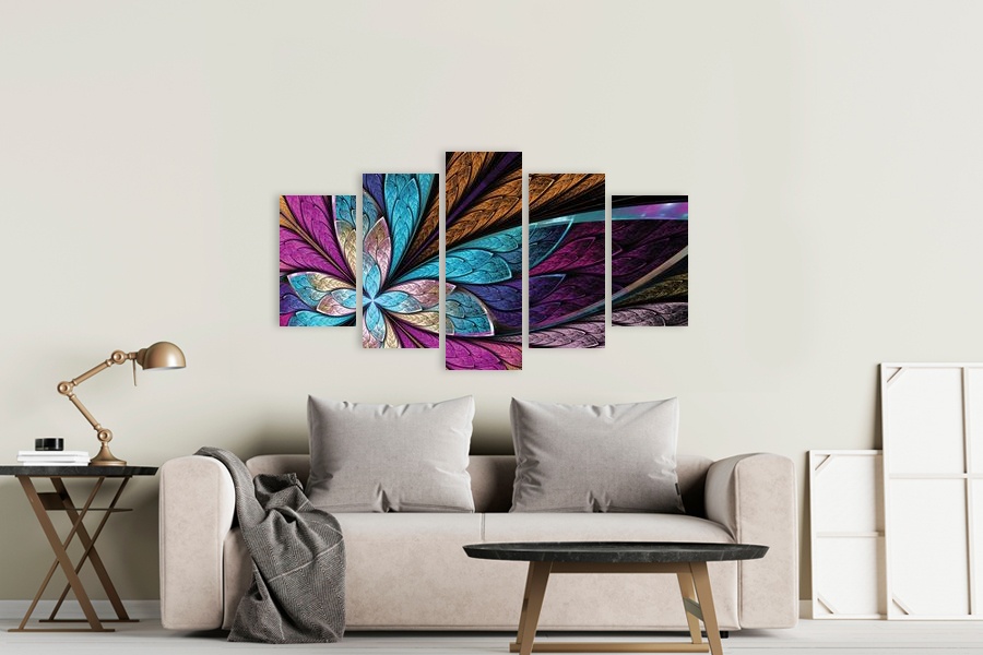 Πίνακας σε καμβά για χώρο που μπορεί να προορίζεται, με αφηρημένο στυλ, ιδανικός για μοντέρνα διακόσμηση.