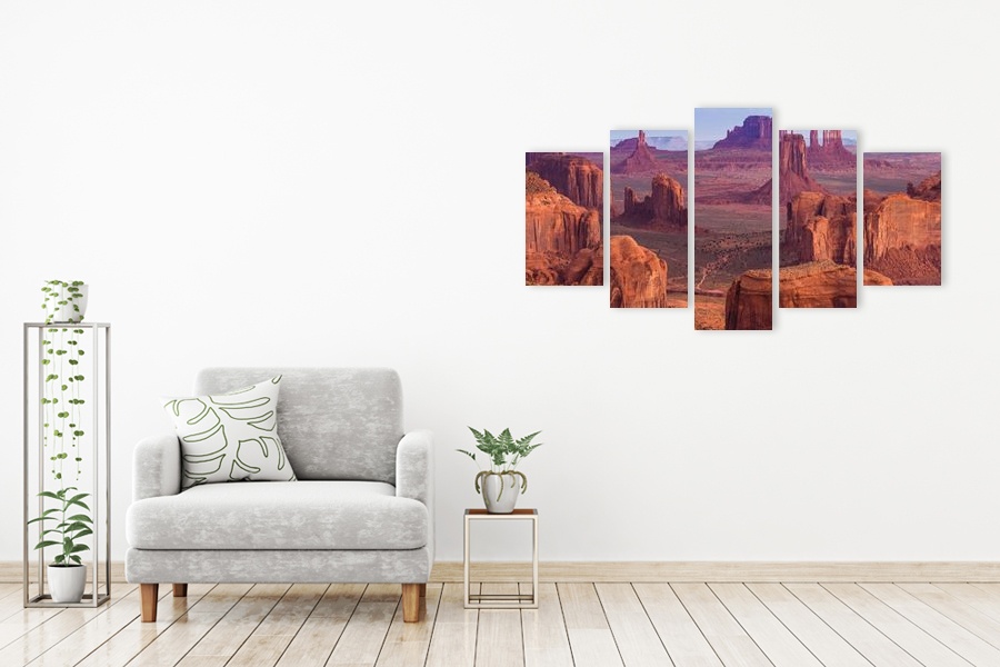 Πίνακας σε καμβά για χώρο που μπορεί να προορίζεται για σαλόνι, τοπίο με φυσικά στοιχεία, σε αφηρημένο και μοντέρνο στυλ.