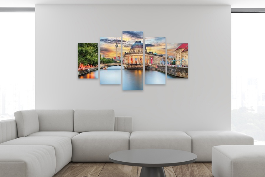 Πίνακας σε καμβά για χώρο που μπορεί να προορίζεται, τοπίο με φυσικές αποχρώσεις, αφηρημένο στυλ, μοντέρνα διακόσμηση.