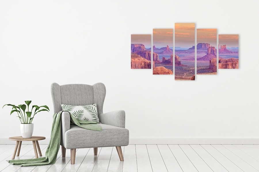 Πίνακας σε καμβά τοπίου με φυσικά στοιχεία, μοντέρνα διακόσμηση, ιδανικός για χώρους που μπορεί να προορίζονται για χαλάρωση.