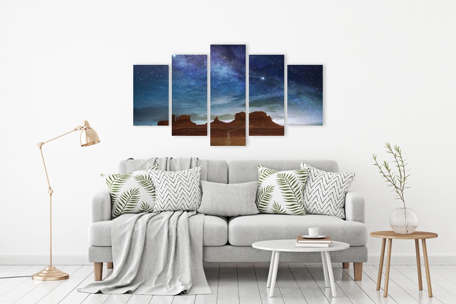 Πίνακας σε καμβά για σαλόνι, τοπίο, με φυσικές λεπτομέρειες, σε αφηρημένο και μοντέρνο στυλ διακόσμησης.