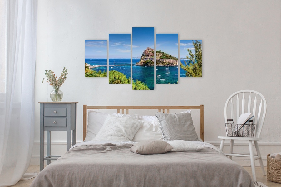 Πίνακας σε καμβά για χώρο που μπορεί να προορίζεται, αφηρημένο τοπίο, μοντέρνο στυλ διακόσμησης.