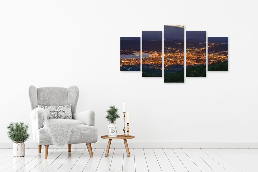 Πίνακας σε καμβά για χώρο που μπορεί να προορίζεται για το σαλόνι, τοπίο με φυσικά στοιχεία, αφηρημένο στυλ, μοντέρνα διακόσμηση.