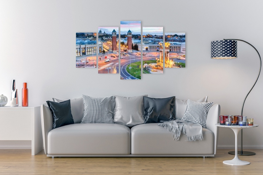 Πίνακας σε καμβά για τοίχο, τοπίο φύσης, με αφηρημένο στυλ και μοντέρνα διακόσμηση.