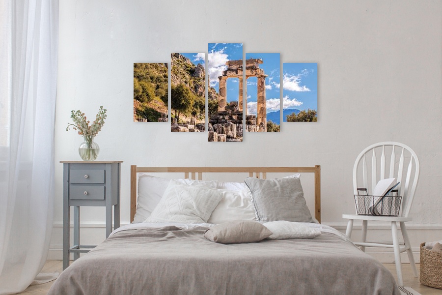 Πίνακας σε καμβά για τοίχο, τοπίο και φύση, μοντέρνο στυλ, ιδανικός για σαλόνι ή γραφείο.