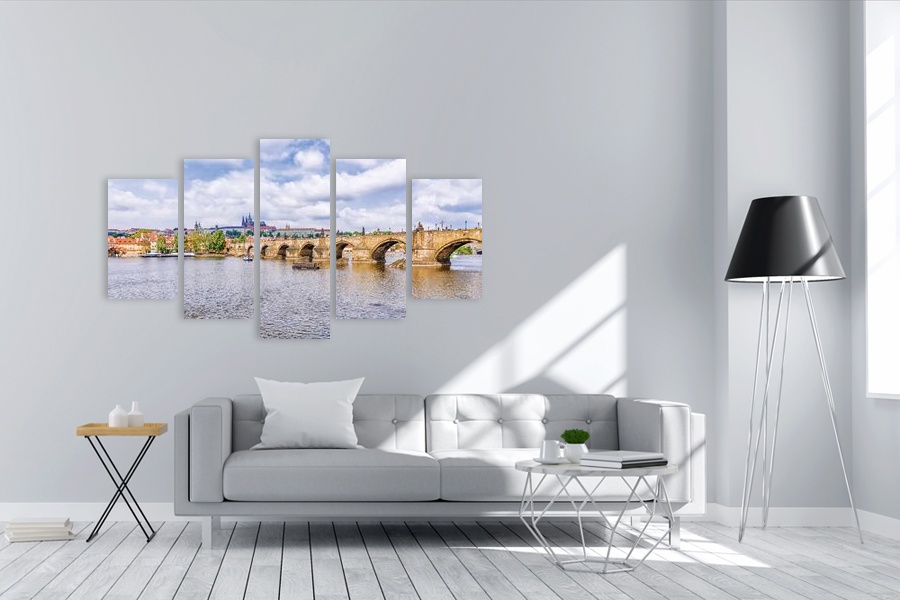 Πίνακας σε καμβά τοπίου και φύσης, μοντέρνου στυλ διακόσμησης.