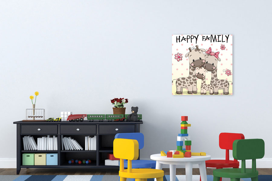 Πίνακας σε καμβά για παιδικό δωμάτιο, με παιδικές εικόνες, αφηρημένο στυλ, μοντέρνα διακόσμηση.