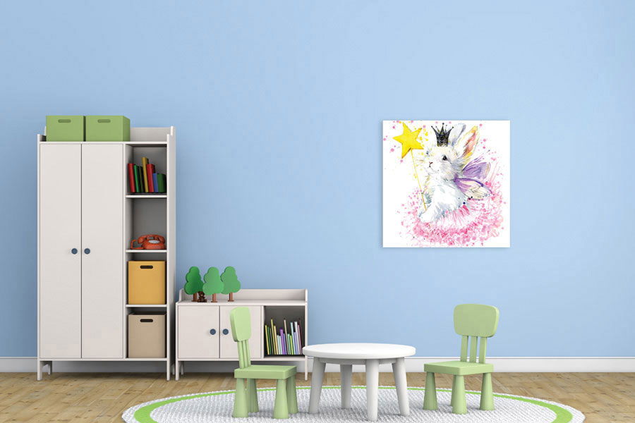Πίνακας σε καμβά για παιδικό δωμάτιο με αφηρημένα σχέδια, μοντέρνο στυλ διακόσμησης.