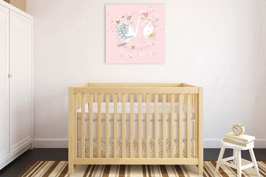 Πίνακας σε καμβά για παιδικό δωμάτιο, με χαρούμενα σχέδια, σε αφηρημένο στυλ, ιδανικός για μοντέρνα διακόσμηση.