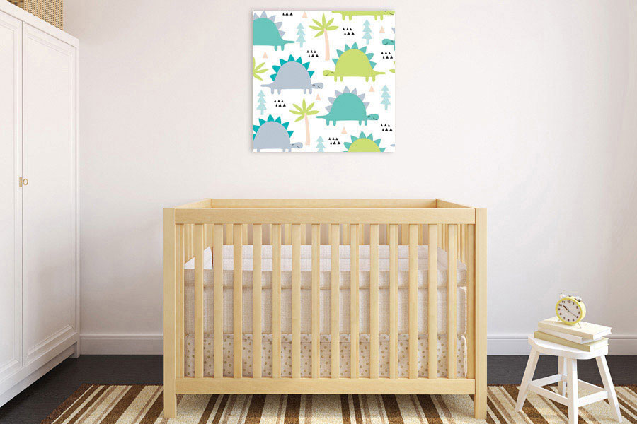 Πίνακας σε καμβά για παιδικό δωμάτιο, με παιδικές εικόνες, σε ρεαλιστικό στυλ διακόσμησης.