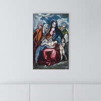 ELG-046 Ελ Γκρέκο - Δομήνικος Θεοτοκόπουλος, Η Αγία Οικογένεια, 1595-1600Ψηφιακή εκτύπωση σε καμβά. Ο καμβάς είναι υψηλής ποιότητας, ειδικά για ψηφιακή εκτύπωση. Ιδανικός για διακόσμηση εσωτερικών χώρων.Παραλαμβάνετε τον πίνακα με την ψηφιακή εκτύπωση καμβά, τελαρωμένο σε τελάρο από ανθεκτικό ξύλο, στη διάσταση που θέλετε.  