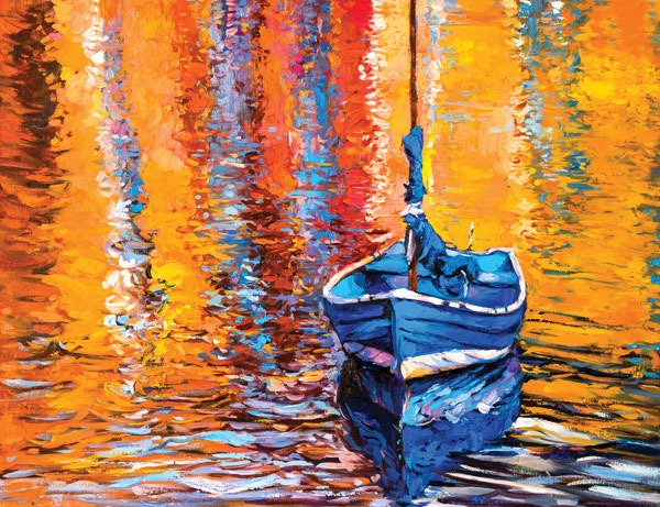 Προτάσεις για διακόσμησηΟ πίνακας σε καμβά PAI-097 μπορεί να ενσωματωθεί σε ποικίλα στυλ διακόσμησης, προσφέροντας έναν αέρα ανανέωσης και κομψότητας στον χώρο. Σε έναν μοντέρνο εσωτερικό χώρο, ο πίνακας μπορεί να λειτουργήσει ως σημείο εστίασης, δημιουργώντας μια έντονη οπτική αντίθεση με τα λιτά έπιπλα. Στον κλασικό χώρο, οι αποχρώσεις και η δυναμική του πίνακα προσθέτουν εκλεπτυσμένη αίσθηση. Για έναν μινιμαλιστικό χώρο, αυτός ο πίνακας μπορεί να ενισχύσει τη λιτή αισθητική με τις ξεχωριστές γραμμές και τις χρωματικές αντιθέσεις του.Λίγα λόγια για τον πίνακαΟ πίνακας PAI-097 είναι μια ζωντανή έκφραση μοντέρνας τέχνης, όπου οι χρωματικές αντιθέσεις και οι δυναμικές γραμμές προσελκύουν το βλέμμα και προξενούν σκέψεις. Οι πινελιές δίνουν μια αίσθηση ρευστότητας και αέναης κίνησης, που εμπλουτίζει τη σύνθεση με πλούσια υφή. Η χρήση του φωτός και του σκοταδιού εδώ δεν περιορίζεται μόνο στο οπτικό επίπεδο, αλλά αποκτά και συμβολικό χαρακτήρα, αντικατοπτρίζοντας την ελπίδα και τη σκοτεινιά της καθημερινότητας. Το παιχνίδι με τις αποχρώσεις του μπλε και του γκρι ενισχύει την αίσθηση μιας εσωτερικής αναζήτησης και της αναδυόμενης ηρεμίας.Ο καλλιτέχνης με την αρμονική συνύπαρξη χρωμάτων και μοτίβων ταξιδεύει τον θεατή σε ένα συναίσθημα βαθιάς αποδοχής και εσωτερικής γαλήνης. Ο πίνακας αποπνέει μια καθησυχαστική ατμόσφαιρα, που αγκαλιάζει και καθηλώνει τον θεατή, επιτρέποντάς του να βυθιστεί σε σκέψεις και συζητήσεις με το ίδιο το έργο. Η προσωπική αντίληψη εδώ καθίσταται κεντρική, κάνοντας κάθε παρατήρηση μοναδική και πολύτιμη.Ψηφιακή εκτύπωση σε καμβά. Ο καμβάς είναι υψηλής ποιότητας, ειδικός για ψηφιακή εκτύπωση που αναδεικνύει τα χρώματα. Είναι ιδανικός για διακόσμηση εσωτερικών χώρων. Παραλαμβάνετε τον πίνακα με την ψηφιακή εκτύπωση καμβά, τελαρωμένο σε τελάρο από ανθεκτικό ξύλο 2εκ, στη διάσταση που θέλετε.