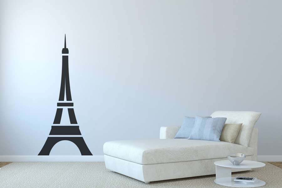 Αυτοκόλλητο τοίχου από βινύλιο που απεικονίζει τον πύργο του Eiffel χωρισμένος σε τμήματα. Είναι ανθεκτικό και κολλάει και ξεκολλάει εύκολα.Μπορείτε να μας ζητήσετε να εκτυπωθεί σε ότι διάσταση και χρώμα θέλετε. 