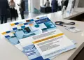 Flyer προώθησης με πολύχρωμο σχέδιο και ελκυστικά γραφικά, ιδανικό για εκδηλώσεις και προσφορές.