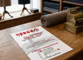 Flyer εκτυπώσεων με ζωντανά χρώματα και ελκυστικά γραφικά, ιδανικό για προωθητικές ενέργειες.