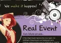 Flyer εκτύπωσης με φωτεινά κίτρινα και μπλε χρώματα, προβάλλει προσφορές και υπηρεσίες με καθαρό σχέδιο και οπτική ροή.
