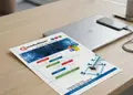 Flyer προώθησης με ζωντανά χρώματα και μοντέρνα γραμματοσειρά, ιδανικός για ενημερώσεις και εκδηλώσεις.