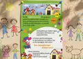 Δημιουργικό flyer για προώθηση προσφορών με έντονα κόκκινα και κίτρινα χρώματα, καθαρή διάταξη και σύγχρονες γραμματοσειρές.