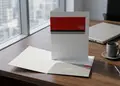 Επαγγελματικό folder εγγράφων Α4 με ζωντανά χρώματα και σχέδιο