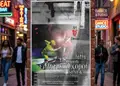 Αφίσα για σημαντικές ανακοινώσεις με φωτεινά κόκκινα και μπλε χρώματα, δυναμικό σχεδιασμό και ευανάγνωστες γραμματοσειρές.