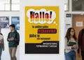 Αφίσα με ζωντανά χρώματα, ευδιάκριτες γραμματοσειρές και προσαρμοσμένο περιεχόμενο για διαφημιστικούς σκοπούς.