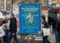 Αφίσα με ζωντανά χρώματα και καθαρή διάταξη, ιδανική για διαφημίσεις εκδηλώσεων. Εκτυπωμένη σε ανθεκτικό χαρτί.