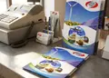Διαφημιστικό πολύπτυχο έντυπο με ζωντανά χρώματα και εντυπωσιακά γραφικά, ιδανικό για προώθηση προϊόντων.