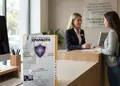 Διαφημιστικό πολύπτυχο έντυπο με ζωντανά χρώματα και μοντέρνα γραφικά, ιδανικό για προώθηση προϊόντων.
