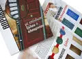 Τρίπτυχο διαφημιστικό έντυπο με μοντέρνα γραφικά και έντονα χρώματα
