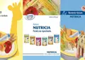 Πολύπτυχο διαφημιστικό έντυπο για βρεφική κρέμα με έντονα χρώματα.