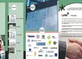 Πολύπτυχη μπροσούρα με έντονα χρώματα για επαγγελματική προώθηση