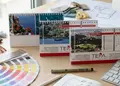 Ημερολόγιο γραφείου με σπιράλ σε τριγωνικό σχήμα για το 2027.