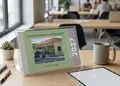 Ακρυλικό ημερολόγιο γραφείου με αναγραφή 2027, σε επαγγελματικό περιβάλλον