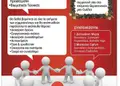 Flyer RR75729 με φωτεινό κίτρινο και βαθύ μπλε, επαγγελματικός σχεδιασμός για προωθητικές ενέργειες.