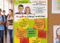 Flyer προώθησης με ζωντανά χρώματα και στρατηγικά τοποθετημένα γραφικά, ιδανικό για προσφορές και νέες υπηρεσίες.