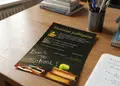 Flyer επαγγελματικής εκτύπωσης με ζωντανά χρώματα και οργανωμένη διάταξη, ιδανικό για προωθητικές ενέργειες.