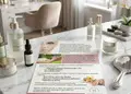 Flyer προώθησης με έντονα χρώματα και οργανωμένη διάταξη, ιδανικό για ειδικές προσφορές και εκδηλώσεις.