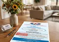 Flyer εκτύπωσης σε ζωντανά χρώματα με μοντέρνο σχεδιασμό, ιδανικό για προώθηση υπηρεσιών και προσφορών.