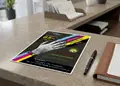 Flyer RR75803 με έντονα χρώματα και καθαρό σχέδιο, ιδανικό για προώθηση προσφορών και υπηρεσιών.