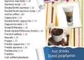 Flyer με φωτεινό κόκκινο και κίτρινο φόντο, οργανωμένο layout και ευανάγνωστη γραμματοσειρά για προσφορές.