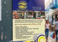 Flyer με ζωντανά μπλε και πορτοκαλί χρώματα, κομψό σχέδιο και ενημερωτικό περιεχόμενο για προώθηση υπηρεσιών.