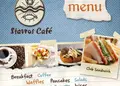 Flyer εκτύπωσης με ζωντανά κόκκινα και μπλε χρώματα, ελκυστικό σχέδιο με υψηλής ποιότητας εικόνες και κομψές γραμματοσειρές.