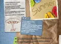 Flyer εκτύπωσης με ζωντανά κόκκινα και μπλε χρώματα, ελκυστικό σχέδιο με υψηλής ποιότητας εικόνες και κομψές γραμματοσειρές.