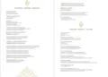Κατάλογος café με ζωντανά χρώματα και καλαίσθητη διάταξη, επισημαίνει πιάτα και ροφήματα.