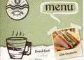 Κατάλογος café με κομψό σχέδιο, ζωντανά χρώματα και ευανάγνωστη διάταξη, ιδανικός για εστιατόρια.