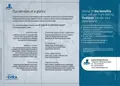 Διαφημιστική μπροσούρα πολύπτυχο με έντονα χρώματα και λογότυπο