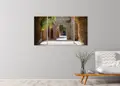 Πίνακας σε καμβά για εσωτερικό χώρο, τοπίο με φύση, αφηρημένο στυλ, μοντέρνα διακόσμηση.