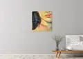 Πίνακας σε καμβά για χώρο με μοντέρνα διακόσμηση, με αφηρημένα σχέδια και ζωντανά χρώματα.
