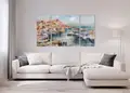 Πίνακας σε καμβά για σαλόνι, με αφηρημένο θέμα, μοντέρνο στυλ διακόσμησης.