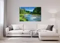 Πίνακας σε καμβά με τοπίο και φύση, μοντέρνος στυλ διακόσμησης.